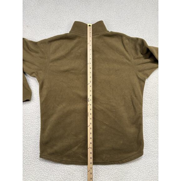 USMC Marine Corp Polartec Fleece Pullover Mens M Coyote Brown Peckham 1/2 Zip - Picture 7 of 7